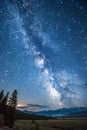 A stunning natural spectacle with countless stars in the night sky Royalty Free Stock Photo