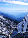 Stunning nature snow landscape Himalayas
