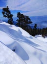 Stunning nature snow landscape Himalayas