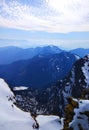 Stunning nature snow landscape Himalayas