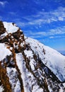 Stunning nature snow landscape Himalayas