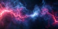 Stunning Nebula Background Pink and Blue Cosmic Clouds Royalty Free Stock Photo
