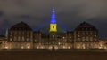 Stunning night time scene of the iconic Christiansborg building