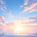 Stunning Ocean Sunrise Royalty Free Stock Photo