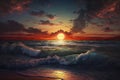 Stunning Ocean Sunset for Your Next Project.