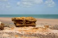 Rocks at Gantheaume Point, Broome, Western Australia. Royalty Free Stock Photo