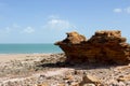 Rocks at Gantheaume Point, Broome, Western Australia. Royalty Free Stock Photo