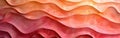 Organic Pink Wood Carving: Detailed Abstract Waves on Textured Wall Banner