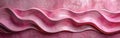 Organic Pink Wood Carving: Abstract Waves on Textured Wall Banner with Intricate Detailing Royalty Free Stock Photo