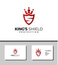 Stunning king\'s shield logo