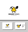 Stunning mount miner logo