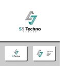Stunning S5 techno logo