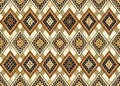 Stunning Panoramic Geometric Diamond Pattern Background in Beige Brown and Black A Luxurious and Modern Design for Royalty Free Stock Photo