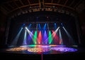 Stunning Panoramic Stage Design Dynamic Lighting and Projection Mapping Creates an Immersive Experience