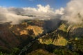 Top view over the Hydroelectric power plant and train station of Machu Picchu. Royalty Free Stock Photo