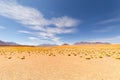 Panoramic view of Siloli Desert, in Bolivia