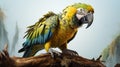 Colorful Parrot In Tropical Forest: Hyper-detailed Wildlife Photography Royalty Free Stock Photo