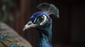 Stunning Passport Photo Of A Peacock Captured With A 50mm Lens