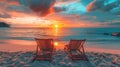 Colorful Sunset Beach: A Tranquil Seaside Escape for Ultimate Relaxation