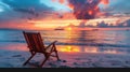 Colorful Sunset Beach: A Serene Seaside Escape for Ultimate Relaxation