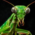 Stunning Photo-realistic Praying Mantis Art: A Precisionist Masterpiece