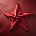 Viscose Little Star: Hyperrealistic Folded Star In Chinese Tradition