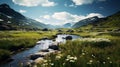 Arctic Meadow: Stunning Nature Background Image Download