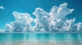 Tranquil Summer Seascape: Turquoise Waters and Blue Skies