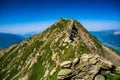 Panoramic View of Grand Arc from the Maurienne Valley in Summer Royalty Free Stock Photo