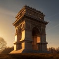 Majestic Monument at Golden Hour