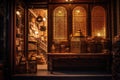 Festive Ramadan Storefront with Traditional Decorations