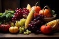 Abundant Harvest: A Bountiful Cornucopia of Colorful Fruits and Vegetables