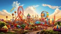 Whimsical Carnival Rides: A Vibrant Journey of Joy and Exhilaration