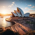 Sydney Opera House: Majestic Architectural Beauty at Sunset