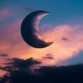 Serene Ramadan Moon