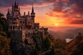 Majestic Castle at Sunrise