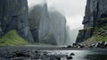 Ethereal Landscape Photography: Majestic Mountains And Rocky River In Iceland