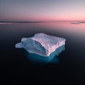 Majestic Iceberg at Dawn