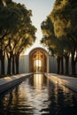 Ethereal Morning: Capturing the Grandeur of Modern Sacred Architecture