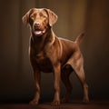 Stunning Photorealistic Brown Dog Artwork Vray Tracing Contest Winner