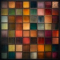 Colorful Beveled Panels In Industrial Assemblage Style