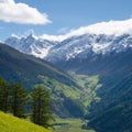 Stunning Planeil valley Royalty Free Stock Photo