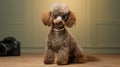 Elegant Poodle Portraits: Capturing Emotive Faces With Soft Color Blending
