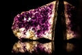 Stunning purple amethyst stone