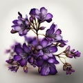 Beautiful AI-generated Purple Flowers in High Quality