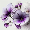 Beautiful AI-generated Purple Flowers in High Quality