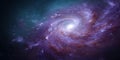 Stunning Purple Galaxy Space Background Image Royalty Free Stock Photo