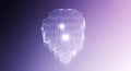 Futuristic Digital Hexagon Grid Background for Modern Technology and Data Presentation Royalty Free Stock Photo