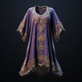 Hyper Realistic Purple And Blue Caftan 3d Model For Unreal Engine 5