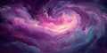Stunning Purple Nebula Cosmic Background for Design Royalty Free Stock Photo